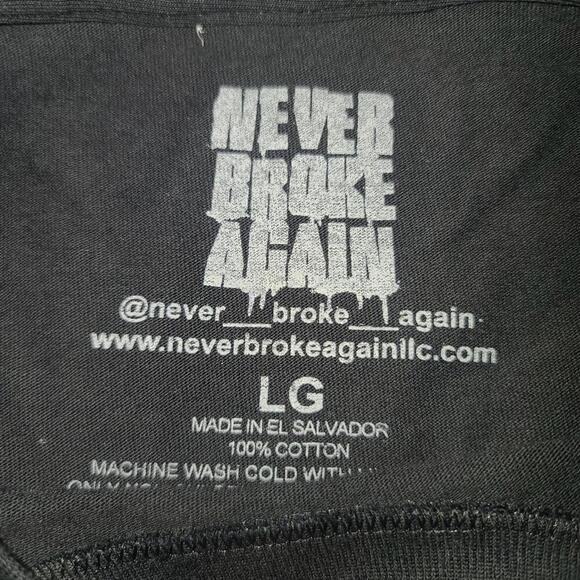 Never Broke Again Graphic Tee - Survival of the Fittest - Picture 3 of 4